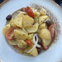 Potato saladd  at Elamu Lombok in 