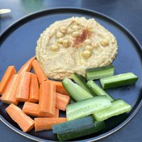 Hummus (gluten free option)  at Elamu Lombok in 