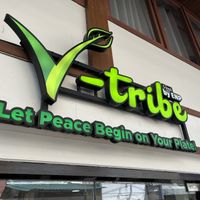 What to look for at the entrance!  at V-Tribe in Chiang Mai