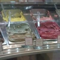 non-dairy section at Venchi in Venice