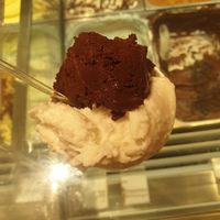 Coconut and dark chocolate at Venchi in Venice