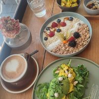 veganes Frühstück at piu-Ma in Gmunden