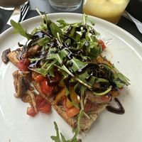 Vegan multigrain whole bruschetta   at Kofi Microroastery in Ioannina