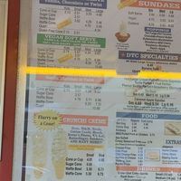 Vegan soft serve at Dairy Twist Cafe in Wolverine Lake