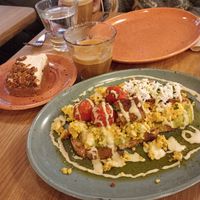 Tofu scramble and carrot cake at Mahalo - Kungsholmen in Stockholm