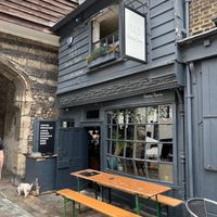 Exterior listed old building at The Cheese Room Botanicals in Rochester