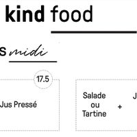 Lunch formula at kind cafe @ kind yoga in Paris