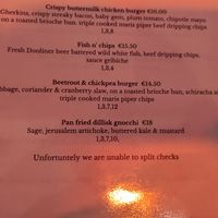 Vegan burger at Fitz's Bar in Doolin