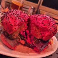 Vegan burger at Fitz's Bar in Doolin