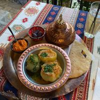 Ask for the vegan version(it’s normally with cheese). The food is very good!   at Vrata Orijenta in Mostar