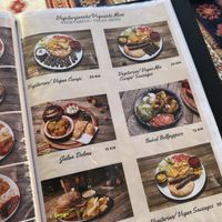 Clearly marked menu October 2024  at Vrata Orijenta in Mostar