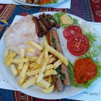 Super tasty vegan mix! at Vrata Orijenta in Mostar