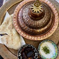 Geschmorte & gefüllte Paprika mit Bulgur  at Vrata Orijenta in Mostar