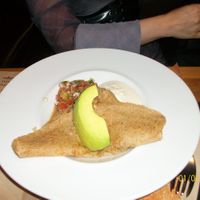   at Crepes & Waffles in Medellin