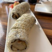 Vegan crispy chicken Sushi    at Sosaku Vegan Restaurant in Vienna