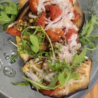 Vegan eggplant parmigiana at Food For Fit  in Sliema