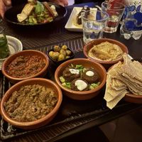 Vegan platter  at ZAZ  in Tamraght