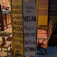 From the outside at Charlis'nack in Copacabana