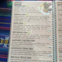 Main dishes (I feel like these are similar to what came with the set menu which makes it much better value)  at Charlis'nack in Copacabana