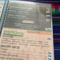 Set menu avail 12pm-2 or 3pm  at Charlis'nack in Copacabana