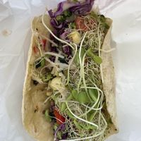 Pesto wrap (vegan)   at Good Food Conspiracy in Big Pine Key