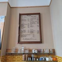 Menu at Darjeeling Garden in Brussels