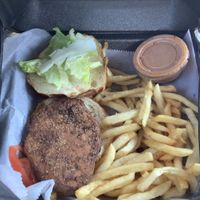 Vegan Sammich w/lemon pepper  at Eugene's Hot Chicken - Uptown in Birmingham