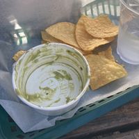 Guacamole and chips (it was so good we ate it before I could take a picture!)  at Muñecas Taco Garden and Bar in Gainesville