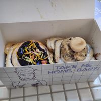 We got the blueberry and cookie dough one. They were amazing at Cinnamood in Muenster