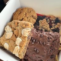 Oatmeal Cream Pie, Berry Crumble, S’mores Brownie and Texas Sheet Cake  at Ruby Baking Co in Rockwall