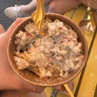 Potato saladd  at Nikki's Not Dog Stand in Sag Harbor