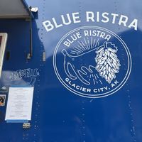 The current food truck parked outside the brewery (on 5/15/26)  at Girdwood Brewing Company in Anchorage