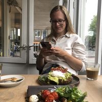 Vegan broodje gegrilde groente  at Tisfris in Amsterdam
