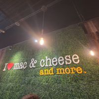 Love Mac & Cheese Wall at I Heart Mac & Cheese  in Raleigh