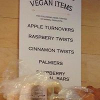 vegan menu items at Bread and Roses Bakery in Wells