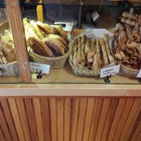 Vegan choices at Bread and Roses Bakery in Wells