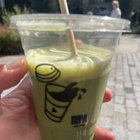 Matcha latte  at Ripa Coffee in Barcelona