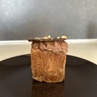 Vegan sacher cube croissant  at Lemon Tree Café  in Verona