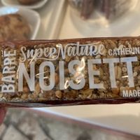Vegan hazelnut bar at ARAKU COFFEE in Paris