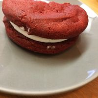 Red velvet whoopie pie  at Sweet to Lick in Williston Park