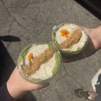 Key lime pie matcha   at Moonbird Coffee in Columbus