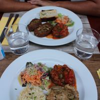 Soy blanquette and seitan roll at Le Potager du Marais - Saint Paul in Paris