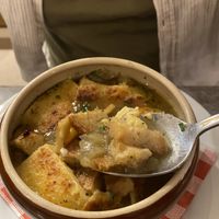 French onion soup at Le Potager du Marais - Saint Paul in Paris