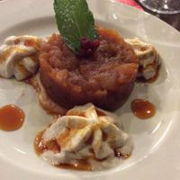 Delicious apple dessert  at Le Potager du Marais - Saint Paul in Paris