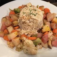 vegetables and rice at Le Potager du Marais - Saint Paul in Paris