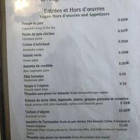 Les entrées  at Le Potager du Marais - Saint Paul in Paris