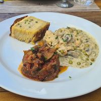 Blanquette, ratatouille, potato gratin at Le Potager du Marais - Saint Paul in Paris