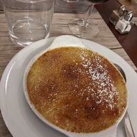 Creme brulee (excellente) at Le Potager du Marais - Saint Paul in Paris