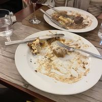 Almost cleaned our plates (saving room for crème brûlée 😋)  at Le Potager du Marais - Saint Paul in Paris