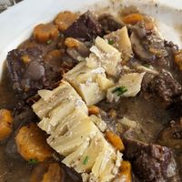 Bourguignon Seitan at Le Potager du Marais - Saint Paul in Paris